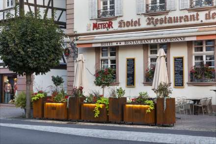 Extérieur de l'hôtel Couronne Wissembourg