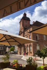 Vue de l'église de Wissembourg